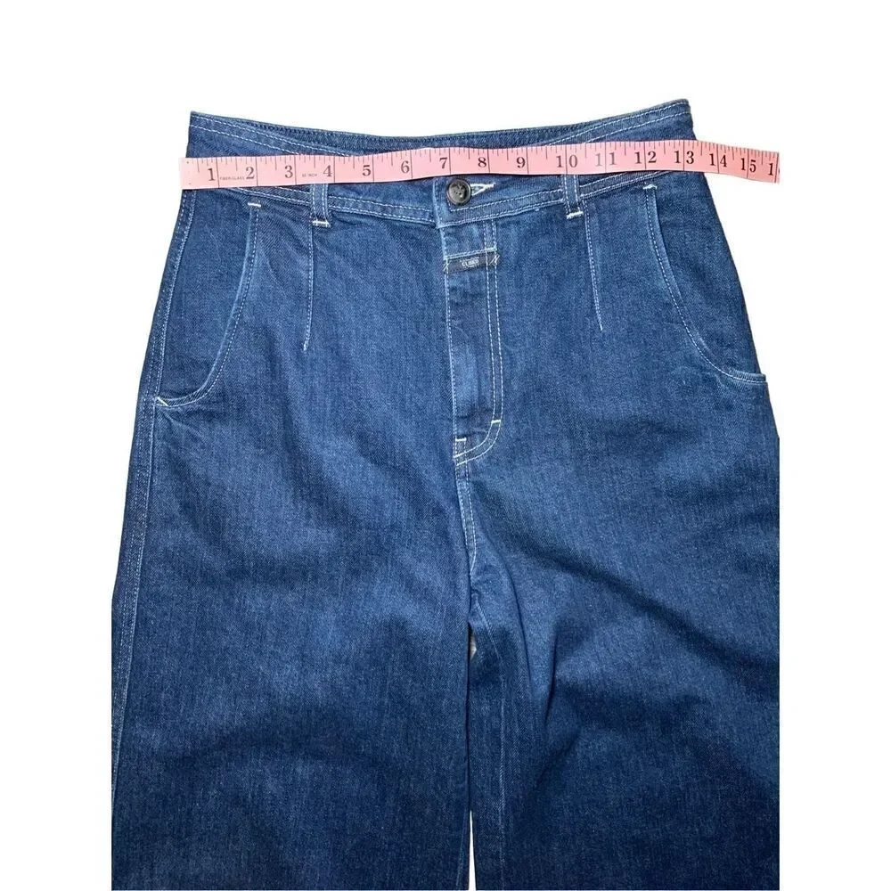 Anthropologie Closed Organic Cotton Leira High-Rise Wide-Leg Jeans